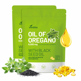 Oil of Oregano with Black Seed Oil 300Capsules |Natural Antioxidants |NutritionalSupport |Highly Effective Botanicals DietaryHealthcare Supplement