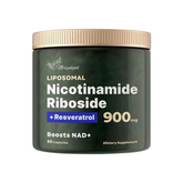 80 Capsules High-Potency Liposomal NAD+ Booster - Unleash Energy, Focus, And Anti-Aging Benefits With Nicotinamide Riboside, Resveratrol, And Quercetin - Premium Quality, High Purity Formula, Local Warehouse