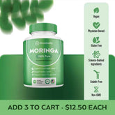 Rosabella Moringa Capsules (800mg) forImmune Support, Gut Health & Vitamins
