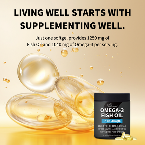 Daily essential fish oil to enhance immunity