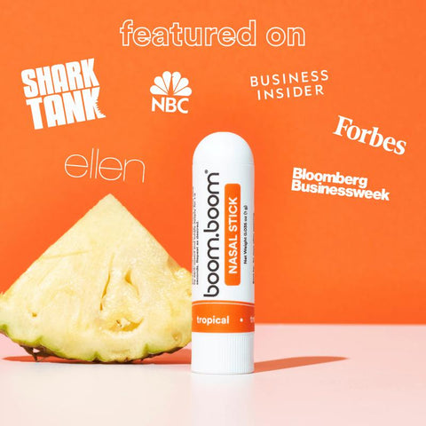 BoomBoom Nasal Stick: Powerful EssentialOil Vapors |Featured on Shark Tank |BreatheIn Life