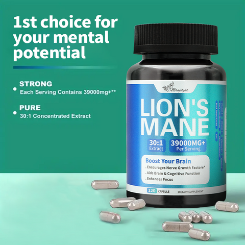 Lion Mane Capsules lmprove Memory and Concentration