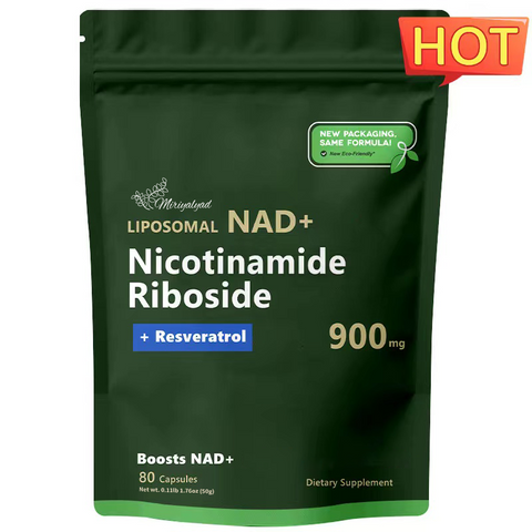 80 Capsules High-Potency Liposomal NAD+ Booster - Unleash Energy, Focus, And Anti-Aging Benefits With Nicotinamide Riboside, Resveratrol, And Quercetin - Premium Quality, High Purity Formula, Local Warehouse