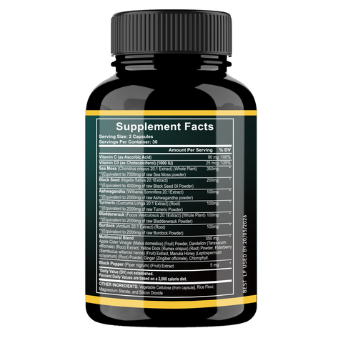 Miriyalyad™-Sea Moss Supplement, Extra Strength & High Potency