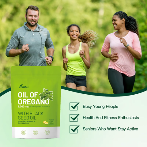 Oil of Oregano with Black Seed Oil 300Capsules |Natural Antioxidants |NutritionalSupport |Highly Effective Botanicals DietaryHealthcare Supplement