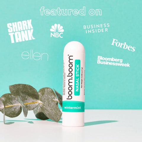 BoomBoom Nasal Stick: Powerful EssentialOil Vapors |Featured on Shark Tank |BreatheIn Life