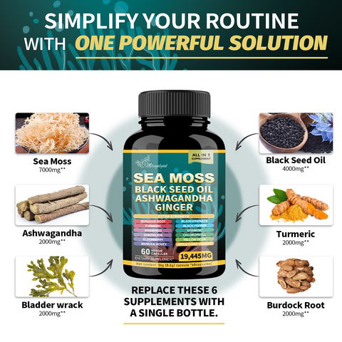 Miriyalyad™-Sea Moss Supplement, Extra Strength & High Potency